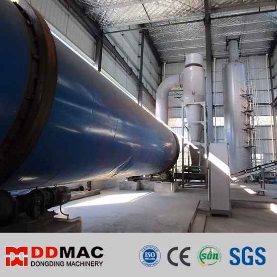 Single Cylinder Stainless Steel Double Return Wooden Cutting Wood Sludge Drum Dryer
