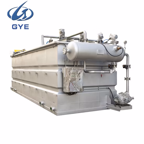 Simple of Maintenance Horizontal Dissolved Air Flotation for Waste Water Purification