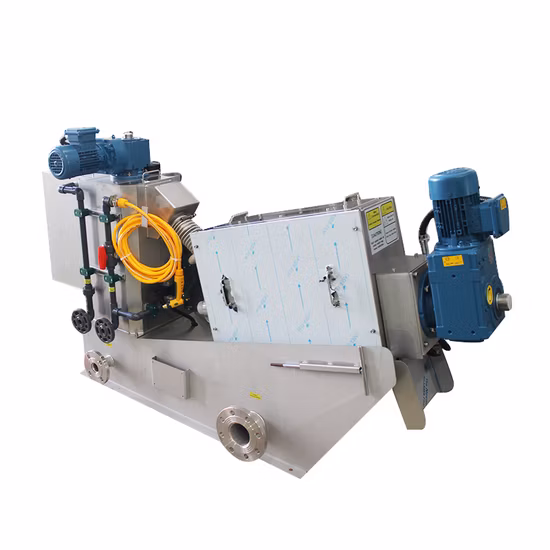 Membrane Filter Press Double Multi-Disc Sludge Dewatering Screw Press