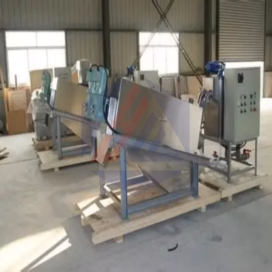 CE/ISO/SGS Wastewater Effluent Treatment Plant Sludge Volute Screw Filter Press