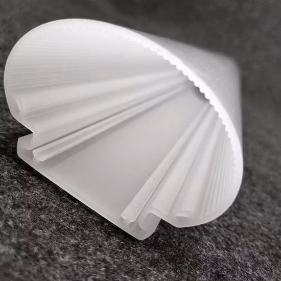 Wholesale High Quality PC Polycarbonate Extrusion Tube Lamp Cover LED Tube Light Diffuser