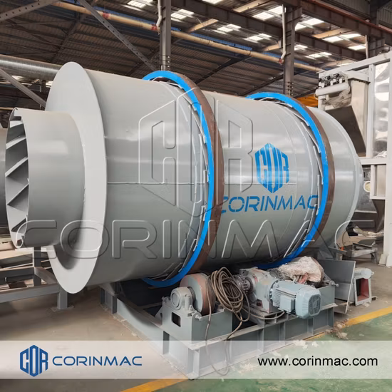 Industrial Mining Rotary Dryers Limestone, Clay, Sand, Water Slag, Coal Slime, Sludge, Fly Ash, Gypsum Powder, Rock, Petroleum Coke Drum Dryer Drying Machine