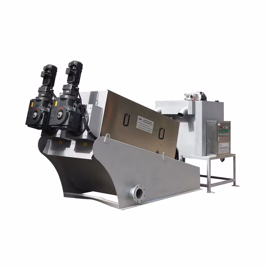 CE/ISO Sludge Dewatering Screw Filter Press Solids-Liquid Separation for Oily Sludge /Palm Oil Mill Effluent/Food/Oilfield/Sludge/Petroleum/Pome